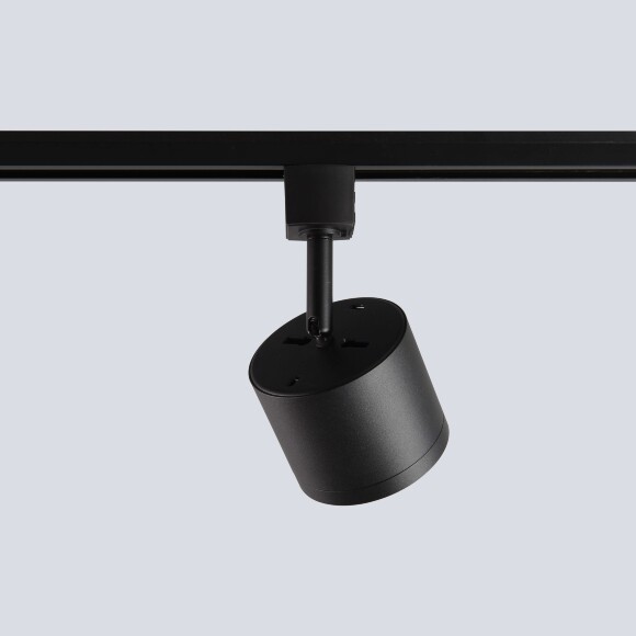 Crystal Lux CLT 0.31 020 BK 1409/069 Черный однофазный двужильный светильник под сменную лампу GX53 макс 50Вт, матовый металл, поворотный, 105x80мм, IP20, 220V