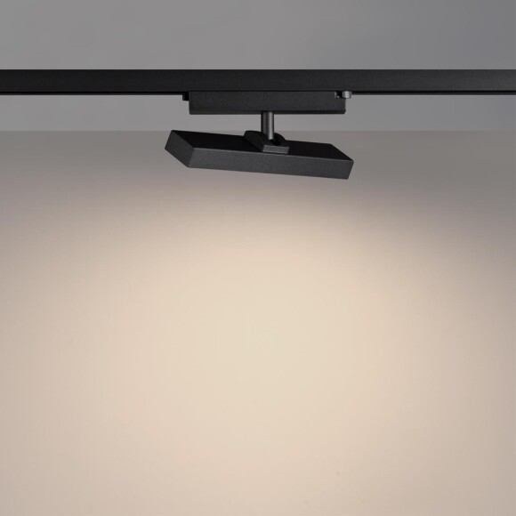 Novotech STRATUS 359777 Черный однофазный трехжильный трековый светодиодный светильник, линейный 20см, поворотный, CCT перекл. цветовой температуры, LED 12Вт 797Лм 2700;3200;4000К CRI90 105° IP20 220В, коэф. пульсации < 1%