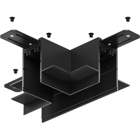 Соединитель T-образный для шинопровода в ГКЛ 12.5мм Smart 220V Denkirs TR2113-BK