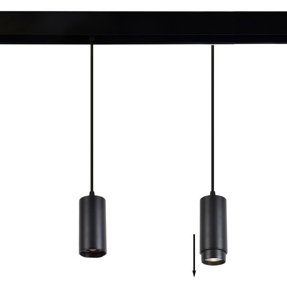 CLT 0.33 016 7W BL 4000K Трековый магнитный светодиодный светильник Crystallux Space 48V CRI90+ 4000К 700Лм 15-60° 7W