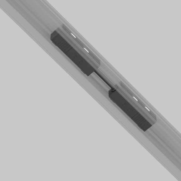 Гибкий соединитель питания 5см Maytoni Exility TRA034CPC-42B-5-1