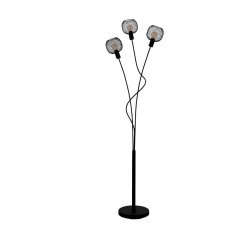 43377 Торшер WRINGTON 1, 3X40W(E14), L340, B305, H1495, осн.?230, сталь, черный