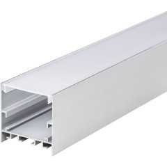 Накладной алюминиевый профиль для светодиодной ленты с матовым белым рассеивателем 3.5x3.5x200см Profiled Lightstar 419261