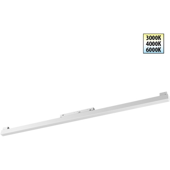 359620 Трековый светильник Novotech SHINO с переключ. цв. темпер. IP20 LED Ra90 Lm1350 3000К\4000К\6000К 30W 48V FLUM