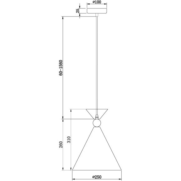 Подвесной светильник Freya FR5392PL-01W