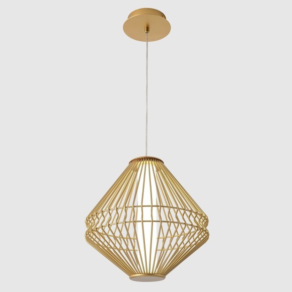 Светильник подвесной Crystal Lux CUADRA SP15W LED GOLD Светильник подвесной Crystal Lux CUADRA SP15W LED GOLD