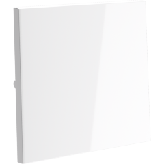 VLS000101 Клавиша для выключателя и переключателя одноклавишного белого глянцевого цвета VOLTUM S70 (белый глянцевый)