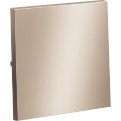 VLSM000110 Клавиша металлическая для выключателя и переключателя одноклавишного платинового цвета VOLTUM S70 Metal (платина)