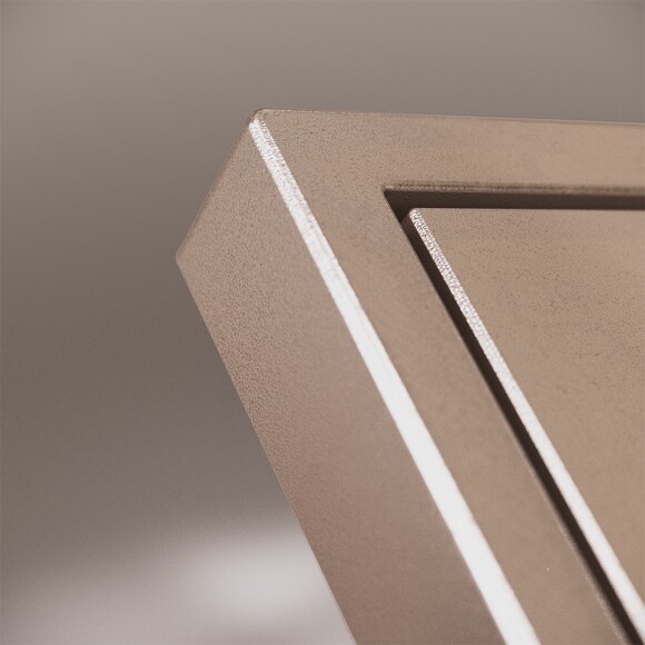 VLSM000110 Клавиша металлическая для выключателя и переключателя одноклавишного платинового цвета VOLTUM S70 Metal (платина)