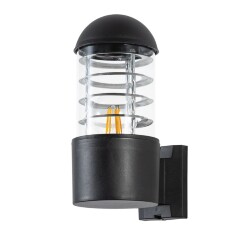 Уличный настенный светильник Arte Lamp A5217AL-1BK COPPIA IP44 под лампу 1xE27 20W