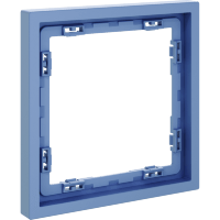 VLS100115 Рамка пластиковая для электрических изделий джинсового цвета VOLTUM серии S70 на 1 пост (деним)