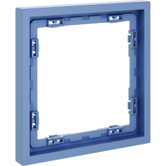 VLS100115 Рамка пластиковая для электрических изделий джинсового цвета VOLTUM серии S70 на 1 пост (деним)