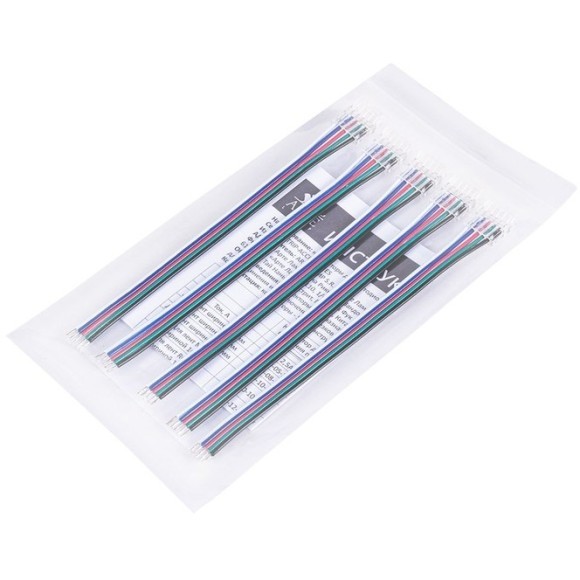 Коннектор (5 шт) ввода питания для 12мм светодиодной RGBW ленты Arte Lamp STRIP-ACCESSORIES A30-12-RGBW Коннектор (5 шт) ввода питания для 12мм светодиодной RGBW ленты Arte Lamp STRIP-ACCESSORIES A30-12-RGBW