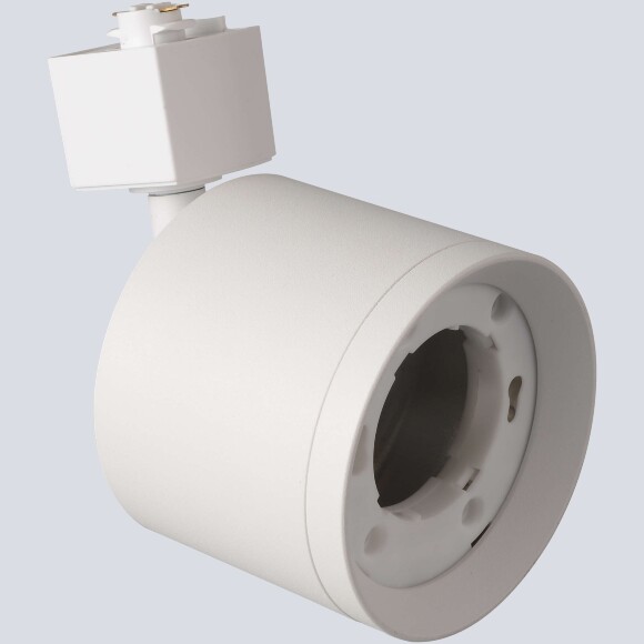 Crystal Lux CLT 0.31 020 WH 1409/06 Белый однофазный двужильный светильник под сменную лампу GX53 макс 50Вт, матовый металл, поворотный, 105x80мм, IP20, 220V