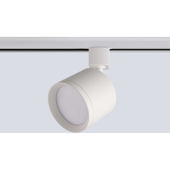 Crystal Lux CLT 0.31 020 WH 1409/06 Белый однофазный двужильный светильник под сменную лампу GX53 макс 50Вт, матовый металл, поворотный, 105x80мм, IP20, 220V