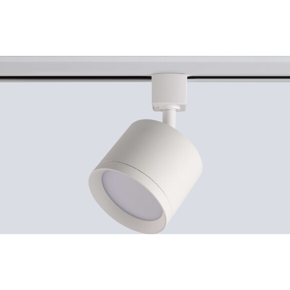 Crystal Lux CLT 0.31 020 WH 1409/06 Белый однофазный двужильный светильник под сменную лампу GX53 макс 50Вт, матовый металл, поворотный, 105x80мм, IP20, 220V