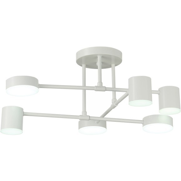 SLE201052-06 Светильник потолочный Белый/Белый LED 6*7W 4000K NOBEL