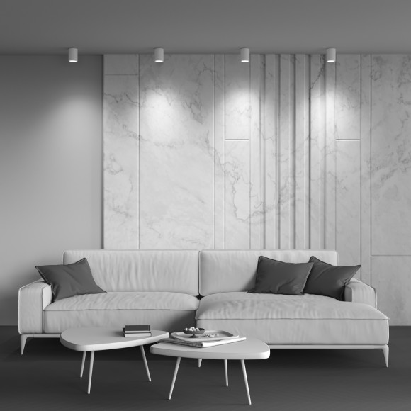 Уличный потолочный светильник Maytoni C029CL-01W Zoom IP65 под лампу 1xGU10 50W