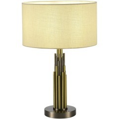 SL1638.304.01 Прикроватная лампа ST-Luce Латунь/Серый E14 1*42W GLORIA