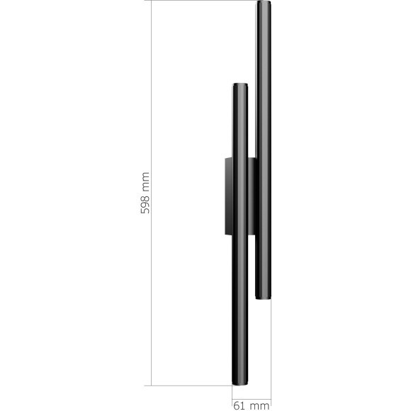 SL6210.401.04 Светильник настенный ST-Luce Черный/Черный, Золотистый LED 4*3W 3000K LILT