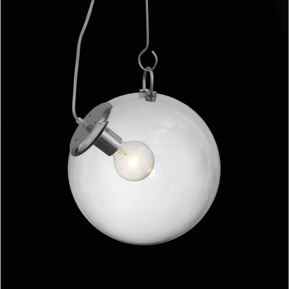 SL550.103.01 Светильник подвесной ST-Luce Хром/Прозрачный E27 1*60W SENZA SL550.103.01 Светильник подвесной ST-Luce Хром/Прозрачный E27 1*60W SENZA