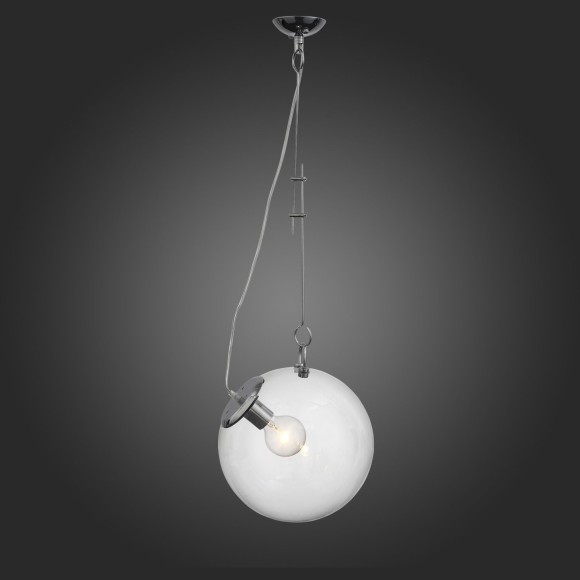 SL550.103.01 Светильник подвесной ST-Luce Хром/Прозрачный E27 1*60W SENZA SL550.103.01 Светильник подвесной ST-Luce Хром/Прозрачный E27 1*60W SENZA