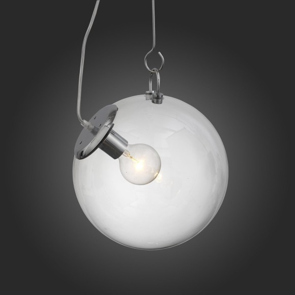 SL550.103.01 Светильник подвесной ST-Luce Хром/Прозрачный E27 1*60W SENZA SL550.103.01 Светильник подвесной ST-Luce Хром/Прозрачный E27 1*60W SENZA