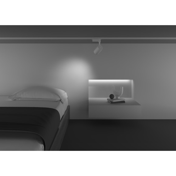 Однофазный двужильный светодиодный трековый светильник Maytoni Unity TR003-1-10W4K-M-W Vuoro 4000К 882Лм CRI90+ 36° 10Вт