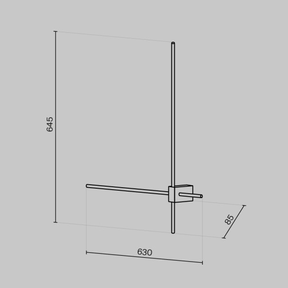 Бра Maytoni C070WL-L12GB3K Pars светодиодная 2xLED 12W