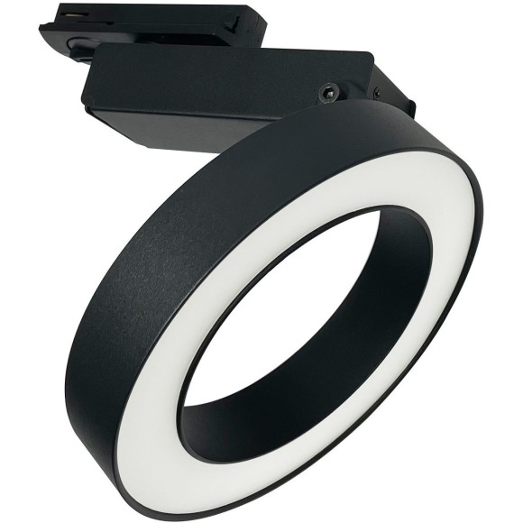 Однофазный двужильный светодиодный трековый светильник Maytoni Unity TR044-1-12W3K-B Rim 3000К 650Лм CRI85+ 110° 12Вт