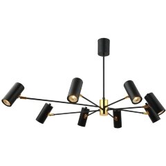 Люстра потолочная Lussole LSP-8252 DUNCAN IP21 под лампы 8xGU10 320W