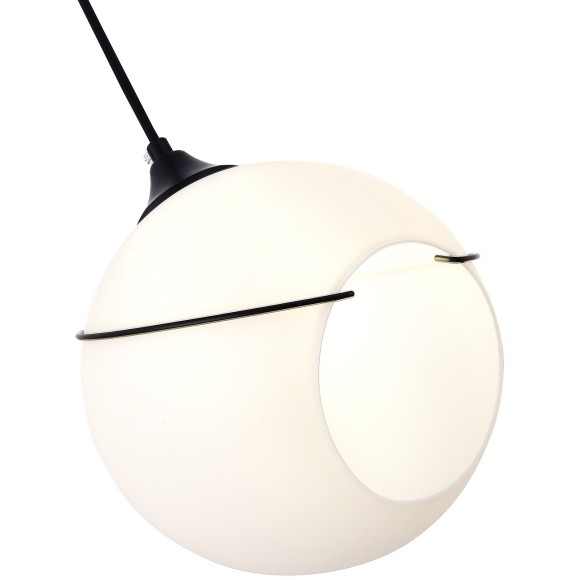 SLE103143-01 Подвес Черный/Белый E27 1*60W SATTURO