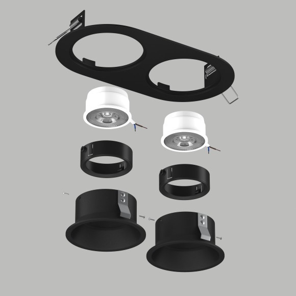 Комплект со светильником Domino Lightstar D6570707BMOD