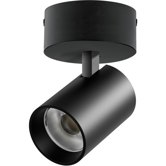 Черный накладной поворотный светодиодный спот 30Вт 24° 4000К CRI90 3525Лм Alta Base Lightstar A5347SO