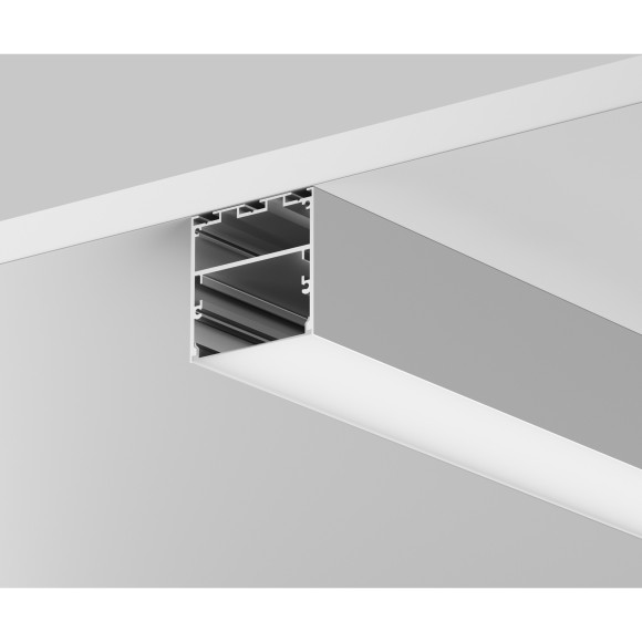 Алюминиевый профиль накладной-подвесной 50x50 (Серебро, 3 м), ALM-5050T-S-3M 633007