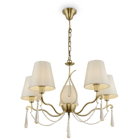 Люстра подвесная Freya FR2019PL-05BS Madeline под лампы 5xE14 40W