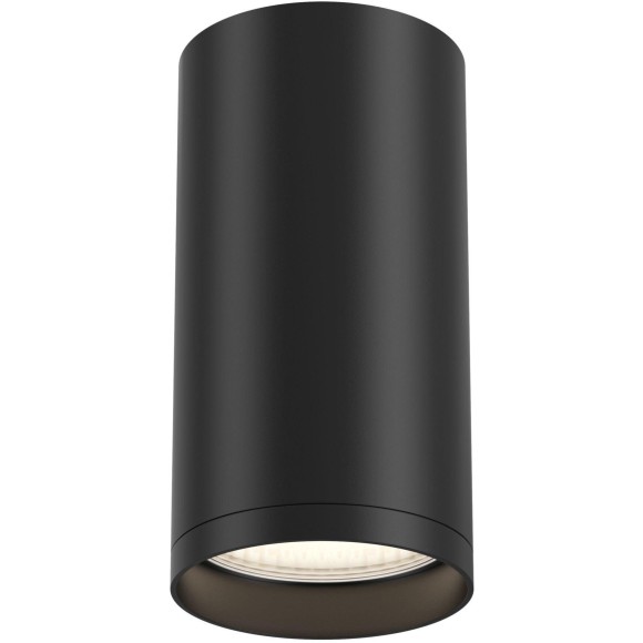 ST170.402.01 Черный матовый накладной спот диаметром 52мм и высотой 100мм под лампу GU10