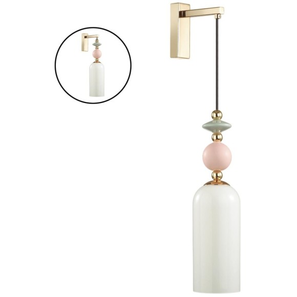 Бра Odeon Light 4861/1WA Candy под лампу 1xE14 1*40W