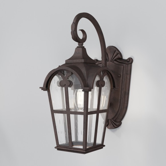 Уличный настенный светильник Maytoni O413WL-01BZ Albion IP44 под лампу 1xE27 60W