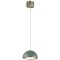 Odeon Light LULU 5452/6L Декоративный светодиодный подвесной светильник с зеленым керамическим плафоном и бронзовым основанием 6W 3000K CRI80 550Лм