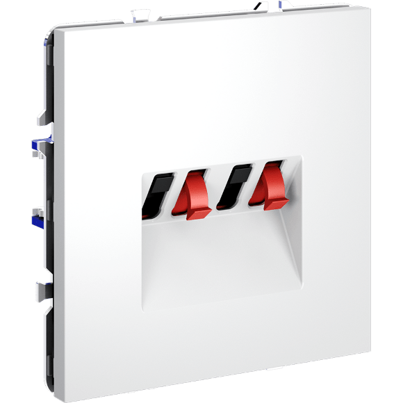 VLS060302 Розетка акустическая 4-местная для подключения динамиков и других звуковоспроизводящих устройств (для проводов сечением 0,5 — 4 ММ²) белого матового цвета VOLTUM S70 (белый матовый) VLS060302 Розетка акустическая 4-местная для подключения динамиков и других звуковоспроизводящих устройств (для проводов сечением 0,5 — 4 ММ²) белого матового цвета VOLTUM S70 (белый матовый)