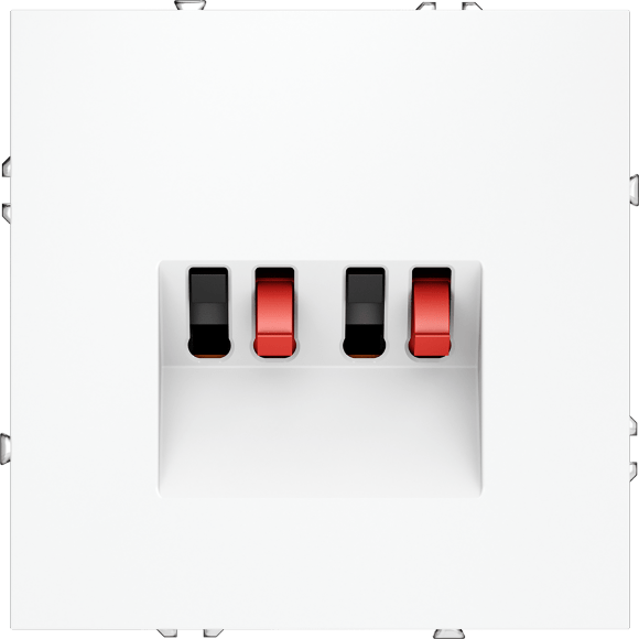 VLS060302 Розетка акустическая 4-местная для подключения динамиков и других звуковоспроизводящих устройств (для проводов сечением 0,5 — 4 ММ²) белого матового цвета VOLTUM S70 (белый матовый) VLS060302 Розетка акустическая 4-местная для подключения динамиков и других звуковоспроизводящих устройств (для проводов сечением 0,5 — 4 ММ²) белого матового цвета VOLTUM S70 (белый матовый)