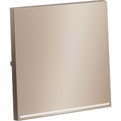 VLSM000210 Клавиша металлическая платинового цвета для выключателя и переключателя одноклавишного с подсветкой VOLTUM S70 (платина)