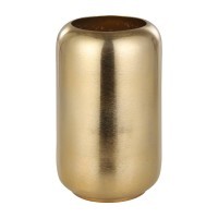 421046 ABUCAY Ваза декоративная металл матовая латунь H280 Ø170