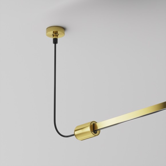 Боковой ввод питания с рег. длины 20-120см Maytoni Flarity TRA154C-SB1-BS