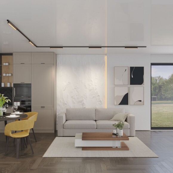 Novotech ITER 359788 Черный линейный однофазный трехжильный трековый светильник, 40см, с CCT переключением цветовой температуры, LED 24Вт 1294Лм CRI≥90 108° 2700-3200-4000К IP20 220V