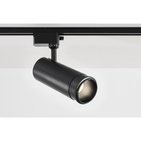 Crystal Lux CLT 0.31 021 BK 3CCT ZOOM 1409/070 Черный однофазный двужильный трековый спот с изменяемым углом рассеивания 10-60°, переключаемой цветовой температурой 3000,4000,6000К и мощностью 10,20,30Вт, яркость 900-2800Лм CRI90