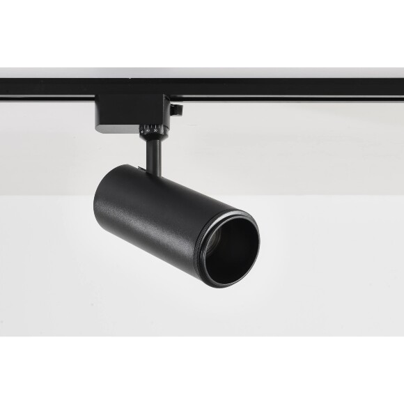 Crystal Lux CLT 0.31 021 BK 3CCT ZOOM 1409/070 Черный однофазный двужильный трековый спот с изменяемым углом рассеивания 10-60°, переключаемой цветовой температурой 3000,4000,6000К и мощностью 10,20,30Вт, яркость 900-2800Лм CRI90