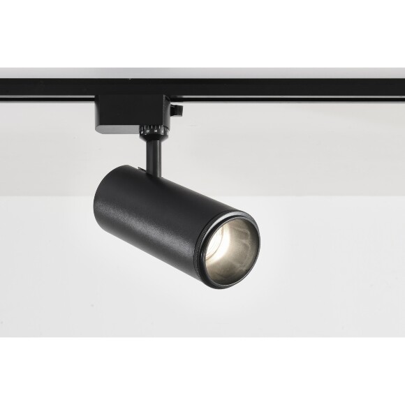 Crystal Lux CLT 0.31 021 BK 3CCT ZOOM 1409/070 Черный однофазный двужильный трековый спот с изменяемым углом рассеивания 10-60°, переключаемой цветовой температурой 3000,4000,6000К и мощностью 10,20,30Вт, яркость 900-2800Лм CRI90