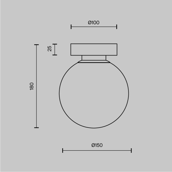 Настенный светильник (бра) Maytoni MOD321WL-01B Настенный светильник (бра) Maytoni MOD321WL-01B
